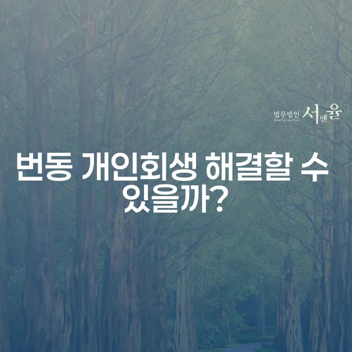 번동 개인회생 해결할 수 있을까?