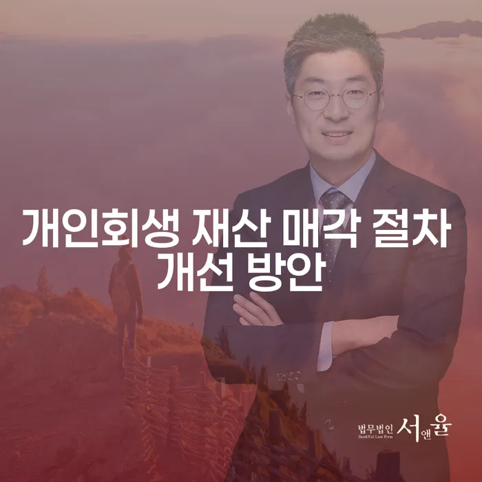 개인회생 재산 매각 절차 개선 방안이 무엇일까요?