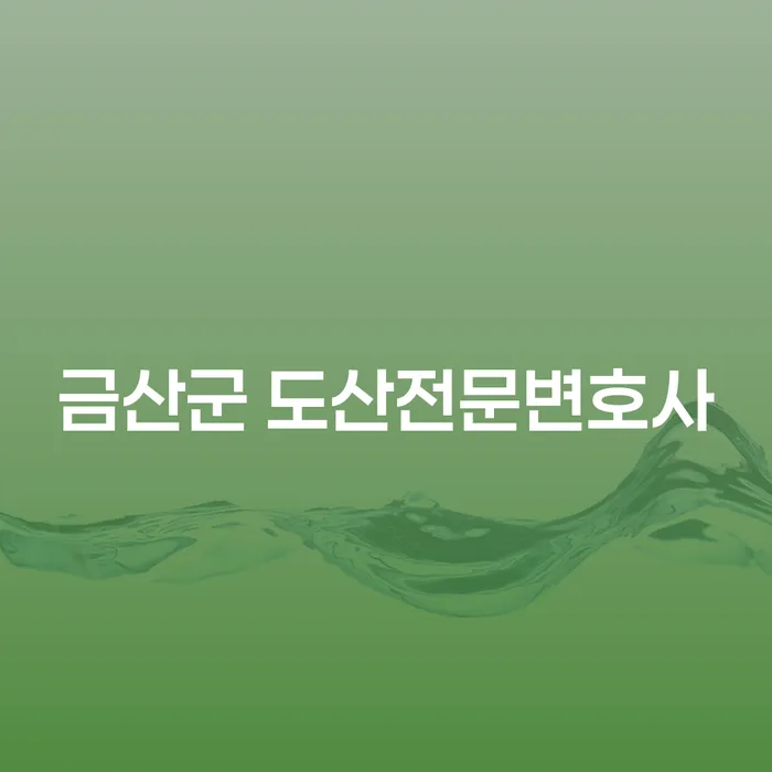 금산군 도산전문변호사와 개인회생 폐지, 어떻게 접근해야 할까요?